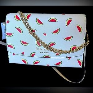 Kate ♠️ Spade Convertible Watermelon Crossbody bag NWT.
